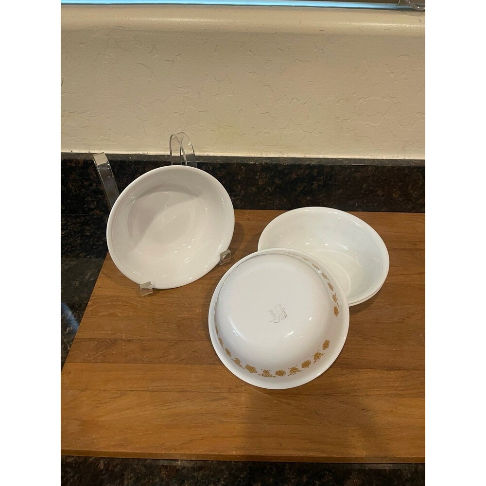 4 Corelle butterfly cereal Bowls